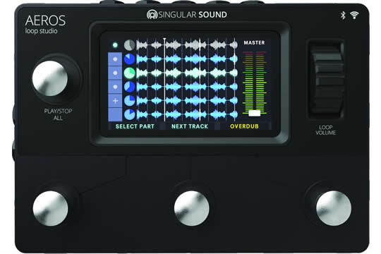 Singular Sound AEROS Loop Studio Looper Effects Pedal