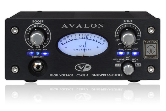Avalon V5 ANNIVERSARY EDITION Class A DI Box-Mic Preamplifier