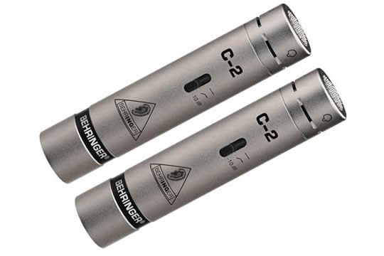 Behringer C-2 Matched Pair Studio Condenser Microphones