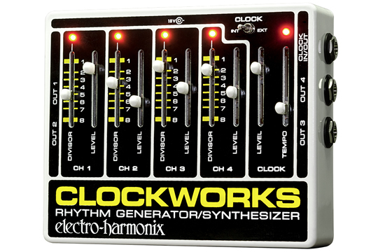 Electro-Harmonix Clockworks Rhythm Generator Synthesizer Effects Pedal