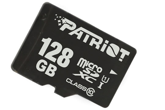Patriot PSF128GMCSDXC10 Class 10 UHS-I MicroSDXC Card 128GB