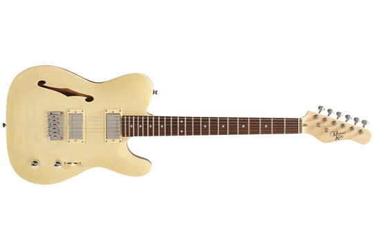 Michael Kelly 58 Thinline Semi Hollow Body Electric Guitar (Flame Maple)