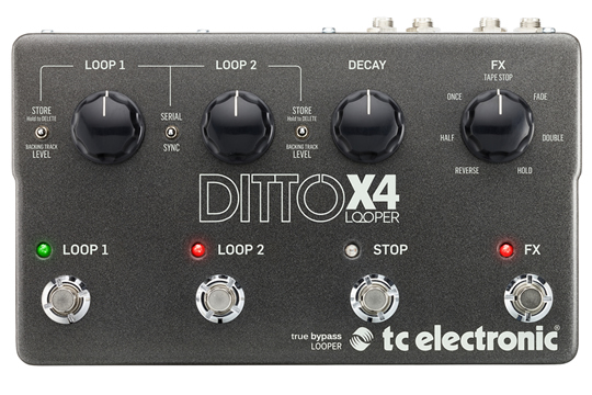 TC Electronic DITTO X4 Looper Effects Pedal