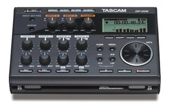 TASCAM DP-006 POCKETSTUDIO 6-Track Digital Recorder