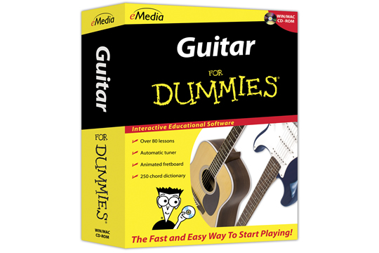 eMedia Guitar for Dummies Lessons Instructional Tutorial CDROM