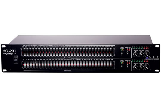 ART HQ231 Dual 31-Band Graphic Equalizer