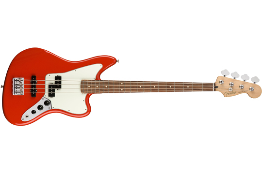 Fender Jaguar Player Series Pau Ferro Bass Guitar (Sonic Red)