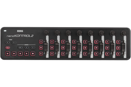 Korg NanoKontrol 2 USB MIDI Control Surface Black