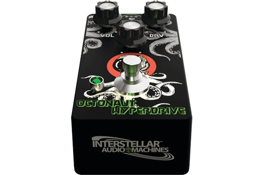 Interstellar Audio Machines Octonaut Hyperdrive Overdrive Effects Pedal