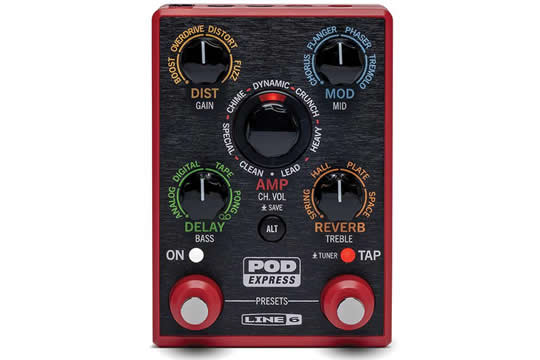 Line 6 POD Express Amp Processor Guitar Effects Pedal