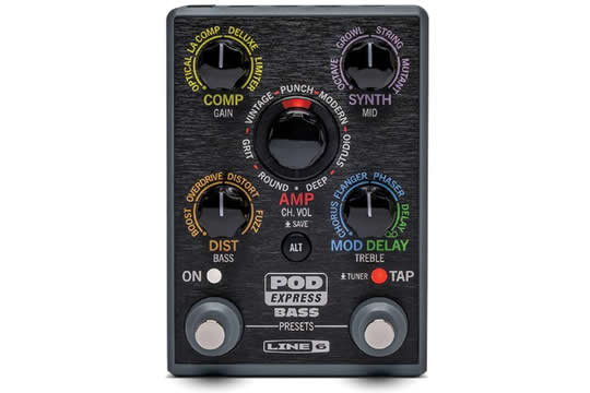 Line 6 POD Express BASS Amp Processor Effects Pedal