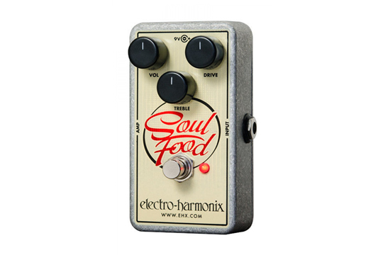 Electro-Harmonix Soul Food Distortion Fuzz Overdrive Effects Pedal