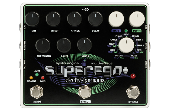 Electro-Harmonix Superego+ Synth Engine Multi Effects Pedal - HR